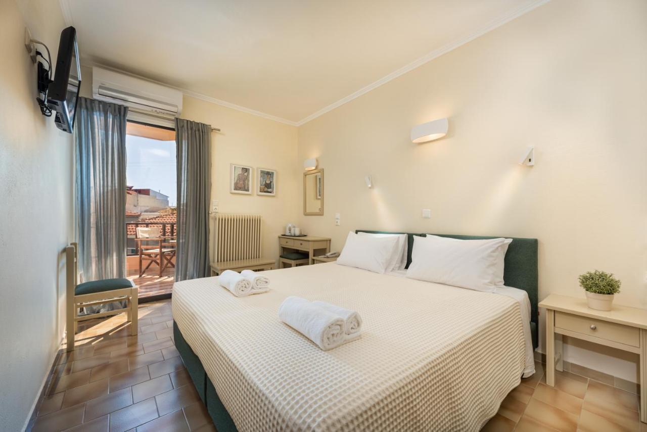 Galini Hotel Skála Eresoú Eksteriør bilde