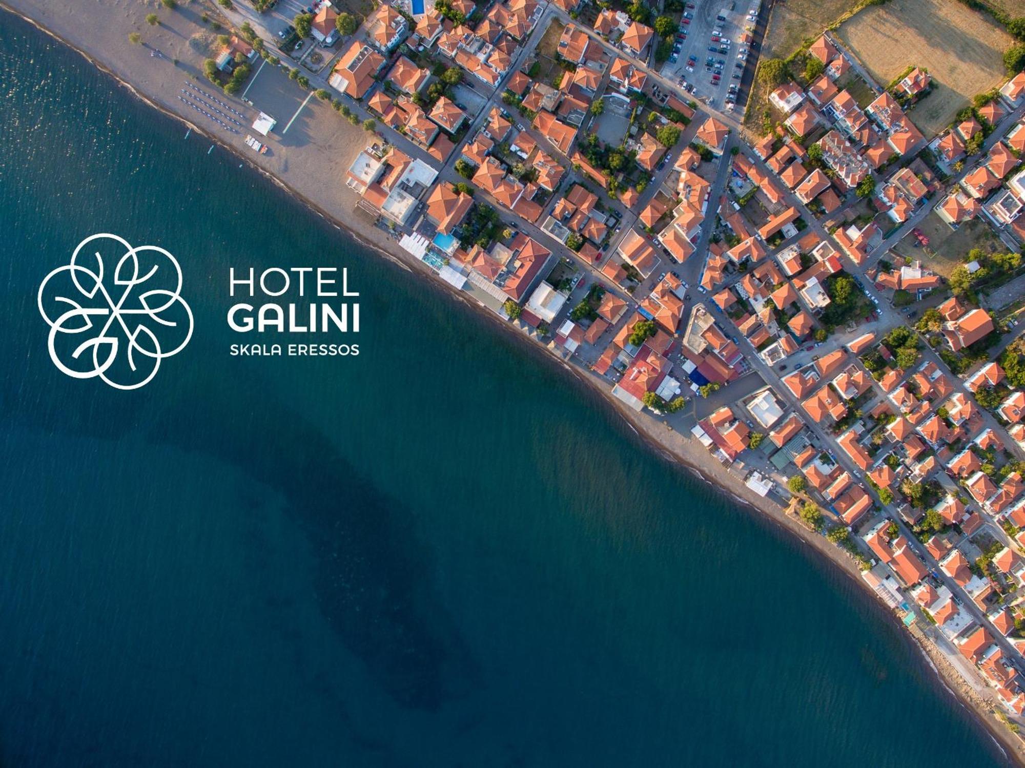 Galini Hotel Skála Eresoú Eksteriør bilde